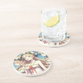 Dessous De Verre En Grès Choeur d'anime (Côté)