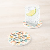 Dessous De Verre En Grès Choisi Encore et Toujours (Côté)