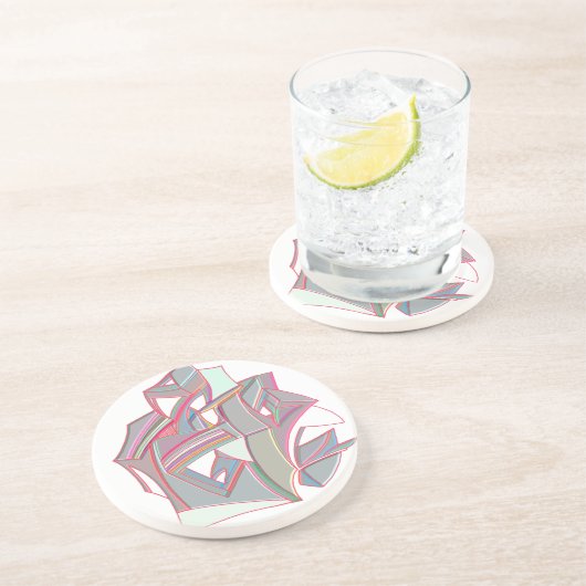 Dessous De Verre En Grès Choisissez (Côté)