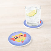 Dessous De Verre En Grès Chouette (Côté)