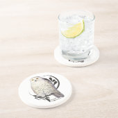 Dessous De Verre En Grès Chouette des neiges (Côté)