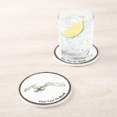 Dessous De Verre En Grès Chouette des neiges (Côté)