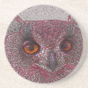 Dessous De Verre En Grès Chouette éthérée