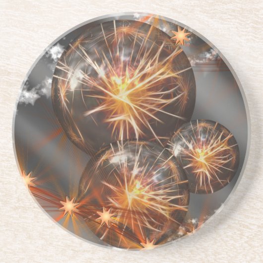 Dessous De Verre En Grès Christmas (Devant)