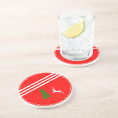 Dessous De Verre En Grès Christmas Cup Holder Red (Côté)