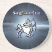 Dessous De Verre En Grès Chrome Sagittarius (Devant)