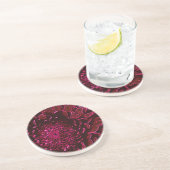 Dessous De Verre En Grès Chrysanthème (Côté)