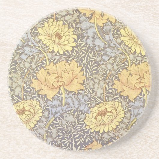Dessous De Verre En Grès Chrysanthème de William Morris (Devant)