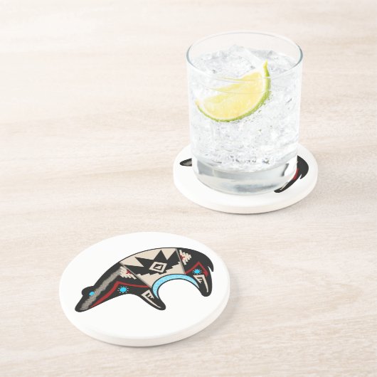 Dessous De Verre En Grès Chut - ours (Côté)