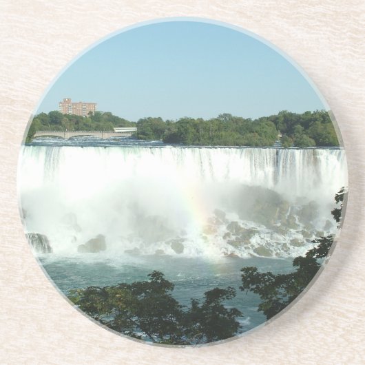 Dessous De Verre En Grès Chutes du Niagara (Devant)
