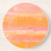 Dessous De Verre En Grès Ciel des Caraïbes (Devant)