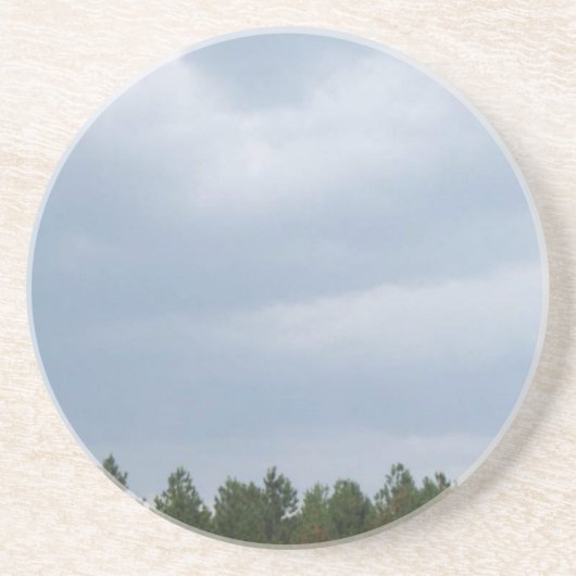 Dessous De Verre En Grès Ciel et nuages (Devant)