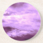 Dessous De Verre En Grès Ciel violet spectaculaire (Devant)