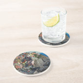 Dessous De Verre En Grès Cinque Terre - Manarola (Côté)