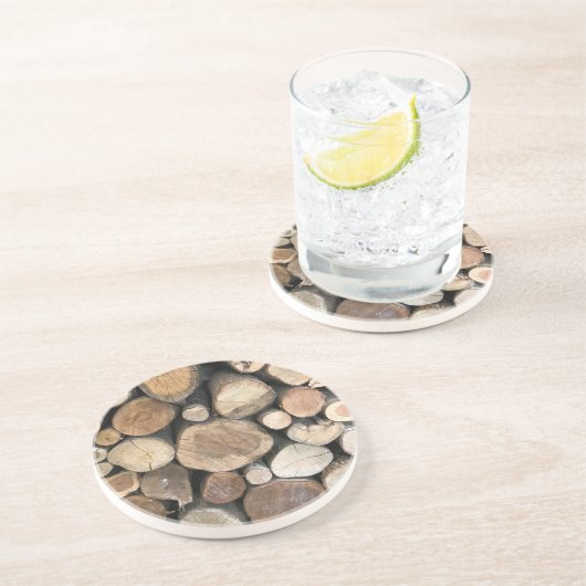 Dessous De Verre En Grès Cinquième anniversaire Mariage (Côté)