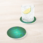 Dessous De Verre En Grès circuits de conducteurs de cartes (Côté)