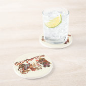 Dessous De Verre En Grès Cirque Procession Eléphant Art antique (Côté)