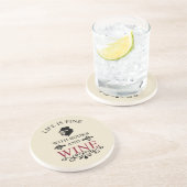 Dessous De Verre En Grès citation amusante pour les livres et les amateurs  (Côté)