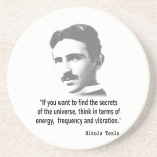 Dessous De Verre En Grès Citation De Nikola Tesla