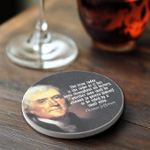 Dessous De Verre En Grès Citation de Thomas Jefferson