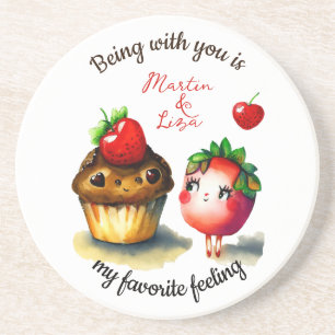 Dessous De Verre En Grès Citation Valentines