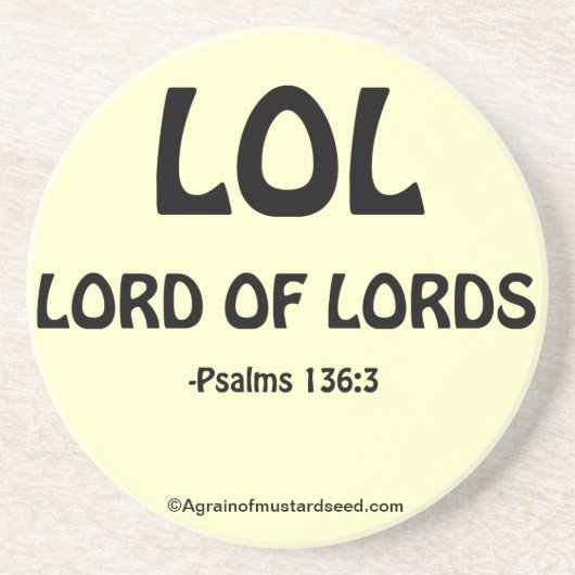 Dessous De Verre En Grès Citations chrétiennes inspirantes (Devant)