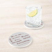 Dessous De Verre En Grès Citations Religieuses Inspirationnelles (Côté)