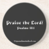 Dessous De Verre En Grès Citations Religieuses Inspirationnelles (Devant)