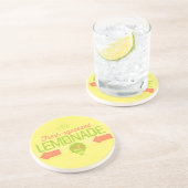 Dessous De Verre En Grès Citronade fraîche taillée (Côté)