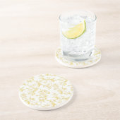 Dessous De Verre En Grès Citrons De Fruit Jaune Font De La Limonade (Côté)