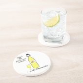 Dessous De Verre En Grès Citrons en limoncello (Côté)
