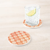 Dessous De Verre En Grès Citrouille (Côté)