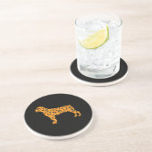 Dessous De Verre En Grès Citrouille Rottweiler forme de chaume drôle effray (Côté)