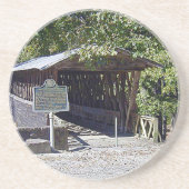 Dessous De Verre En Grès Clarkson Pont couvert Alabama (Devant)