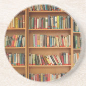 Dessous De Verre En Grès Classic book shelf pattern (Devant)