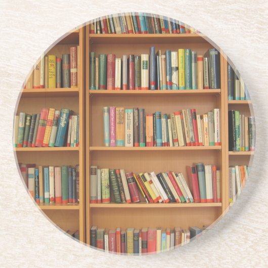 Dessous De Verre En Grès Classic book shelf pattern (Devant)