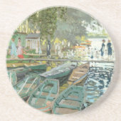 Dessous De Verre En Grès Claude Monet. Baigneurs à La Grenouillère (Devant)