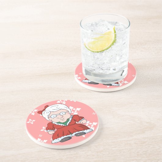 Dessous De Verre En Grès Clause Miss (Côté)