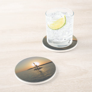 Dessous De Verre En Grès Clé West Sunset