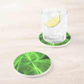 Dessous De Verre En Grès Clocher à quatre feuilles torride (Côté)