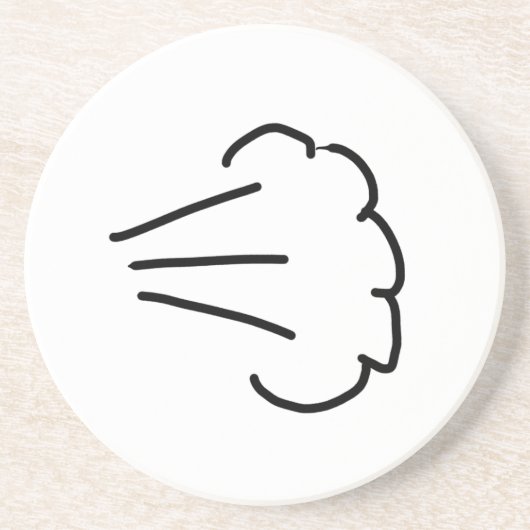 Dessous De Verre En Grès Cloud Fart (Devant)