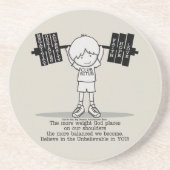 Dessous De Verre En Grès Club BITUB - Plus équilibré (Devant)