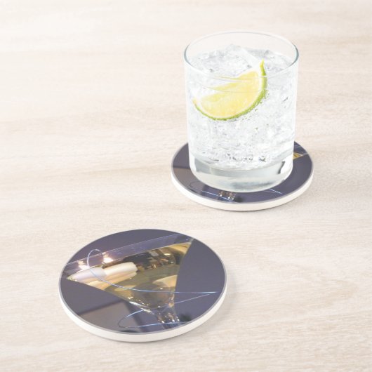DESSOUS DE VERRE EN GRÈS COASTER DE CENTERPIECE (Côté)