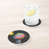 Dessous De Verre En Grès Coaster en grès (Côté)