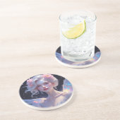 Dessous De Verre En Grès Coaster en grès (Côté)