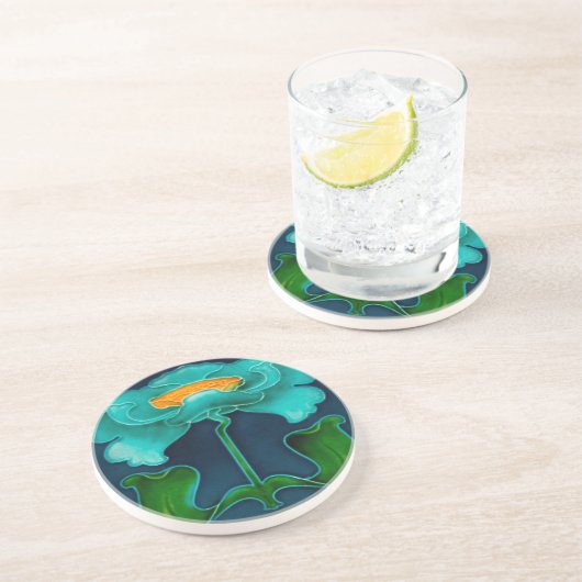 Dessous De Verre En Grès coaster Sand stone Coaster Art Nouveau (Côté)