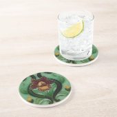 Dessous De Verre En Grès coaster Sand stone Coaster Art Nouveau (Côté)