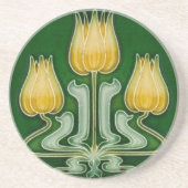 Dessous De Verre En Grès coaster Sand stone Coaster Art Nouveau (Devant)