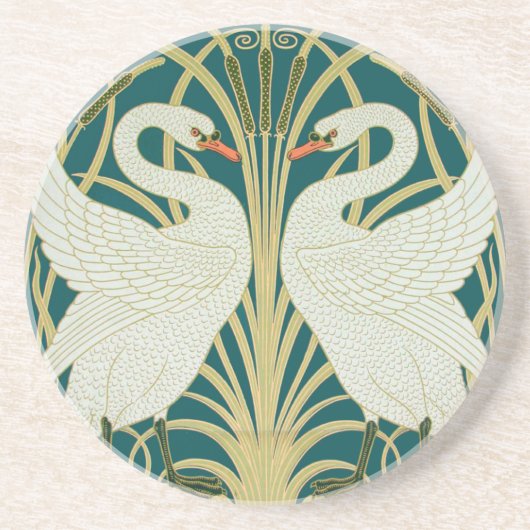 Dessous De Verre En Grès coaster Sand stone Coaster Art Nouveau (Devant)