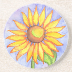 Dessous De Verre En Grès Coaster Tournesol